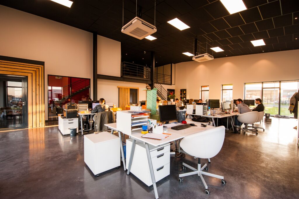 Dedicated offshore staffing team working from a professional office environment supporting construction and engineering companies.